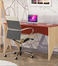 WNM Group Bureau Enfant En Pin Massif 120x60 Rouge -Maisons du Monde boutique bureau enfant en pin massif 120x60 rouge 20