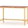 WNM Group Bureau Enfant En Pin Massif 120x60 Rouge