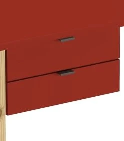 WNM Group Bureau Enfant En Pin Massif 120x60 Rouge -Maisons du Monde boutique bureau enfant en pin massif 120x60 rouge 33