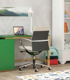 WNM Group Bureau Enfant En Pin Massif 120x60 Vert -Maisons du Monde boutique bureau enfant en pin massif 120x60 vert 11