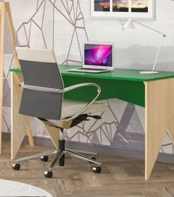 WNM Group Bureau Enfant En Pin Massif 120x60 Vert -Maisons du Monde boutique bureau enfant en pin massif 120x60 vert 33