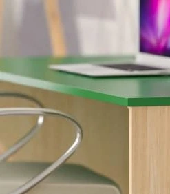 WNM Group Bureau Enfant En Pin Massif 120x60 Vert -Maisons du Monde boutique bureau enfant en pin massif 120x60 vert 34