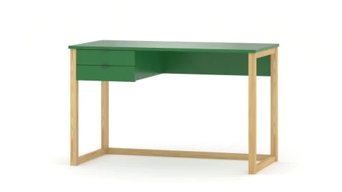 WNM Group Bureau Enfant En Pin Massif 120x60 Vert 3 WNM Group Bureau Enfant En Pin Massif 120x60 Vert
