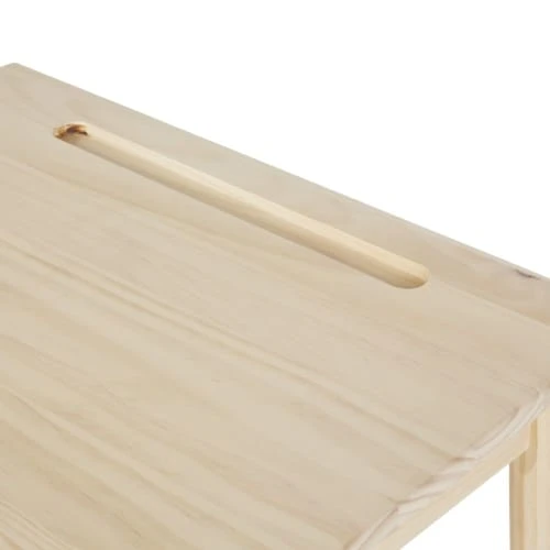 Maisons Du Monde Bureau Et Banc En Bois De Pin Massif Beige 4 Maisons Du Monde Bureau Et Banc En Bois De Pin Massif Beige - Image 3