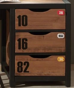 Vipack Bureau Noir Naturel 7 Vipack Bureau Noir Naturel -Maisons du Monde boutique bureau noir naturel 2