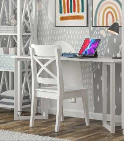 WNM Group Bureau Pour Enfant En Pin Massif 120x60 Blanc -Maisons du Monde boutique bureau pour enfant en pin massif 120x60 blanc 18