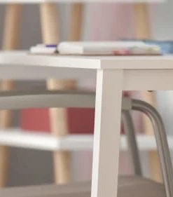 WNM Group Bureau Pour Enfant En Pin Massif 120x60 Blanc -Maisons du Monde boutique bureau pour enfant en pin massif 120x60 blanc 24