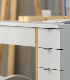 WNM Group Bureau Pour Enfant En Pin Massif 120x60 Blanc -Maisons du Monde boutique bureau pour enfant en pin massif 120x60 blanc 8