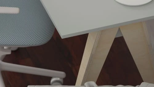 WNM Group Bureau Pour Enfant En Pin Massif 120x60 Gris 7 WNM Group Bureau Pour Enfant En Pin Massif 120x60 Gris - Image 5