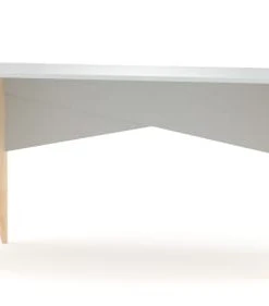 WNM Group Bureau Pour Enfant En Pin Massif 120x60 Gris