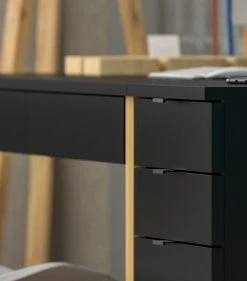 WNM Group Bureau Pour Enfant En Pin Massif 120x60 Noir 11 WNM Group Bureau Pour Enfant En Pin Massif 120x60 Noir -Maisons du Monde boutique bureau pour enfant en pin massif 120x60 noir 21