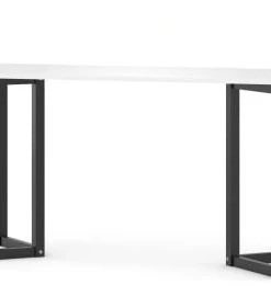 WNM Group Bureau Pour Enfant En Pin Massif 120x60 Noir