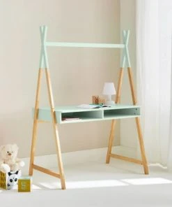 Alice's Garden Bureau Tipi Vert Céladon, 2 Casiers -Maisons du Monde boutique bureau tipi vert celadon 2 casiers 2