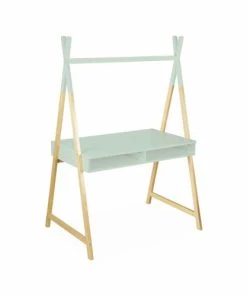 Alice's Garden Bureau Tipi Vert Céladon, 2 Casiers