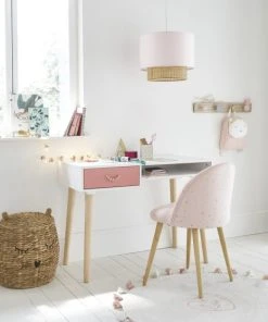 Maisons Du Monde Bureau Vintage 1 Tiroir Rose Corail Et Blanc -Maisons du Monde boutique bureau vintage 1 tiroir rose corail et blanc 1000 9 3 181059 8