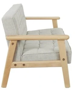 Altobuy Canapé Enfant Gris Avec Dossier Capitonné -Maisons du Monde boutique canape enfant gris avec dossier capitonne 2