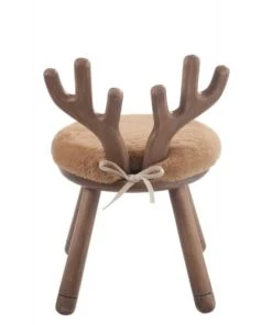 LANADECO Chaise Cerf En Bois Naturel 9 LANADECO Chaise Cerf En Bois Naturel -Maisons du Monde boutique chaise cerf en bois naturel 3