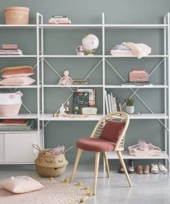 Maisons Du Monde Chaise En Velours Terracotta, Rotin Et Bouleau -Maisons du Monde boutique chaise en velours terracotta rotin et bouleau 1000 6 32 215651 15