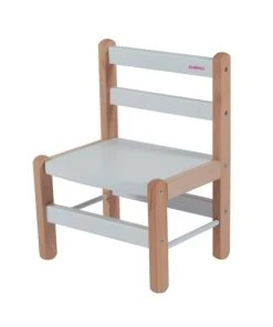 Combelle Chaise Enfant En Bois Bicolore Blanc -Maisons du Monde boutique chaise enfant en bois bicolore blanc 3