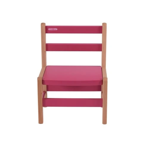 Combelle Chaise Enfant En Bois Bicolore Fuchsia 5 Combelle Chaise Enfant En Bois Bicolore Fuchsia - Image 3