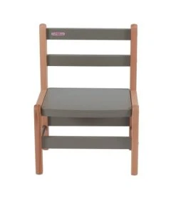 Combelle Chaise Enfant En Bois Bicolore Gris -Maisons du Monde boutique chaise enfant en bois bicolore gris 2