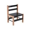 Combelle Chaise Enfant En Bois Bicolore Noir -Maisons du Monde boutique chaise enfant en bois bicolore noir