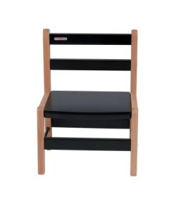 Combelle Chaise Enfant En Bois Bicolore Noir -Maisons du Monde boutique chaise enfant en bois bicolore noir 2