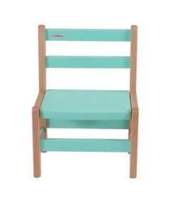 Combelle Chaise Enfant En Bois Bicolore Vert Menthe -Maisons du Monde boutique chaise enfant en bois bicolore vert menthe 2