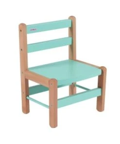Combelle Chaise Enfant En Bois Bicolore Blanc -Maisons du Monde boutique chaise enfant en bois bicolore vert menthe louise 3