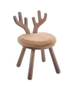 Wadiga Chaise Enfant En Bois Cerf