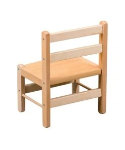Combelle Chaise Enfant En Bois Massif Vernis Naturel -Maisons du Monde boutique chaise enfant en bois massif vernis naturel 3