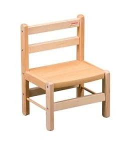 Combelle Chaise Enfant En Bois Bicolore Vert Menthe -Maisons du Monde boutique chaise enfant en bois massif vernis naturel louise