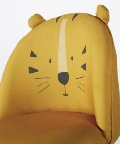 Maisons Du Monde Chaise Enfant Jaune Moutarde Motif Tête De Tigre Et Bouleau Massif -Maisons du Monde boutique chaise enfant jaune moutarde motif tete de tigre et bouleau massif 1000 9 40 215331 5