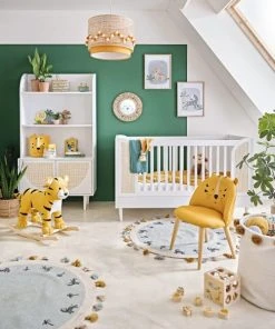 Maisons Du Monde Chaise Enfant Jaune Moutarde Motif Tête De Tigre Et Bouleau Massif -Maisons du Monde boutique chaise enfant jaune moutarde motif tete de tigre et bouleau massif 1000 9 40 215331 6