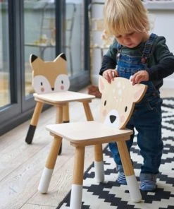 Tender Leaf Toys Chaise Forêt Beige 30 X 30 X 48 Cm -Maisons du Monde boutique chaise foret beige 30 x 30 x 48 cm 6