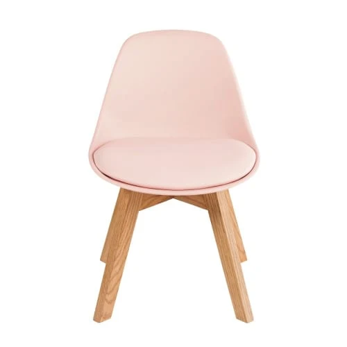 Maisons Du Monde Chaise Style Scandinave Enfant Rose Et Chêne 4 Maisons Du Monde Chaise Style Scandinave Enfant Rose Et Chêne - Image 2