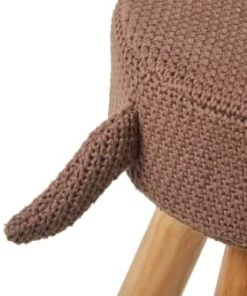 Crochetts Chaise Yogui 100% Coton Marron -Maisons du Monde boutique chaise yogui 100 coton marron 5