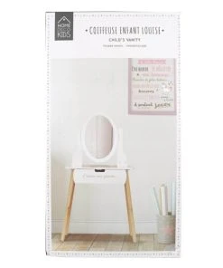 Altobuy Coiffeuse Enfant Avec Tiroir "comme Une Grande" -Maisons du Monde boutique coiffeuse enfant avec tiroir comme une grande 2