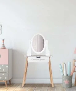 The Home Deco Kids Coiffeuse Enfant En Bois Louise -Maisons du Monde boutique coiffeuse enfant en bois louise 1