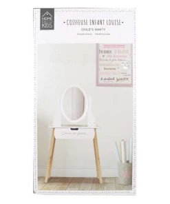 The Home Deco Kids Coiffeuse Enfant En Bois Louise -Maisons du Monde boutique coiffeuse enfant en bois louise 2