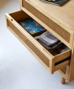 Tikamoon Commode Enfant En Orme Massif Et Cannage 8 Tikamoon Commode Enfant En Orme Massif Et Cannage -Maisons du Monde boutique commode enfant en orme massif et cannage 1