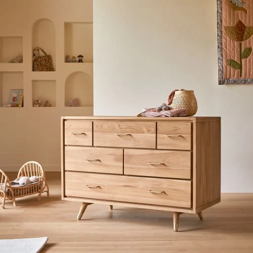 Tikamoon Commode Enfant En Teck Massif 6 Tikamoon Commode Enfant En Teck Massif – Image 4