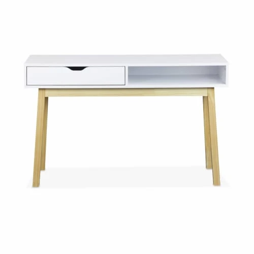 Alice's Garden Console Scandinave Blanche Avec Un Tiroir 6 Alice's Garden Console Scandinave Blanche Avec Un Tiroir – Image 4