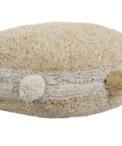 Lorena Canals Coussin Coton Rond Jaune ø48 -Maisons du Monde boutique coussin coton rond jaune oe48 2