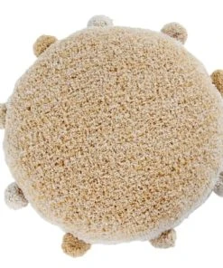 Lorena Canals Coussin Coton Rond Jaune ø48