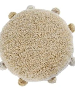 Lorena Canals Coussin Coton Rond Jaune ø48 -Maisons du Monde boutique coussin coton rond jaune oe48 4