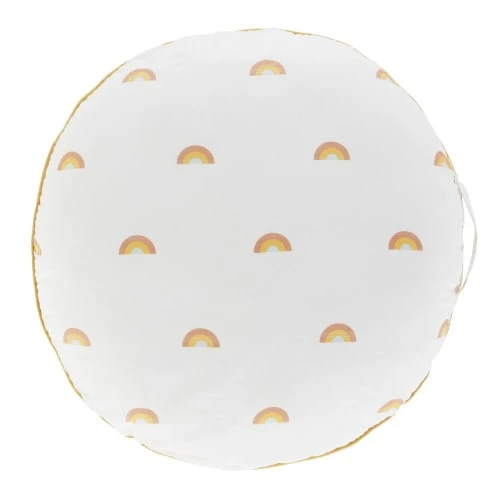 Maisons Du Monde Coussin De Sol Enfant Jaune Moutarde, Blanc, Bleu Et Orange, D60 3 Maisons Du Monde Coussin De Sol Enfant Jaune Moutarde, Blanc, Bleu Et Orange, D60