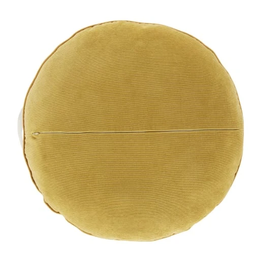 Maisons Du Monde Coussin De Sol Enfant Jaune Moutarde, Blanc, Bleu Et Orange, D60 4 Maisons Du Monde Coussin De Sol Enfant Jaune Moutarde, Blanc, Bleu Et Orange, D60 – Image 2