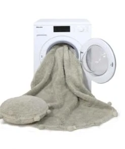 Lorena Canals Coussin Rond En Coton Olive ø48 -Maisons du Monde boutique coussin rond en coton olive oe48 5