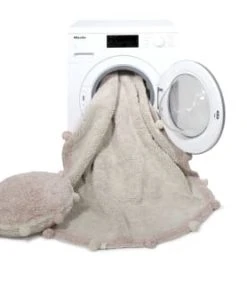 Lorena Canals Coussin Rond En Coton Rose ø48 -Maisons du Monde boutique coussin rond en coton rose oe48 4